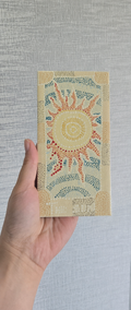 Hand Painted "The Sun" Ceramic Tile – Dot Art Tarot Inspired Wall Decor
