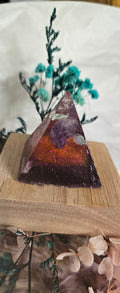 Amethyst Glow Pyramid