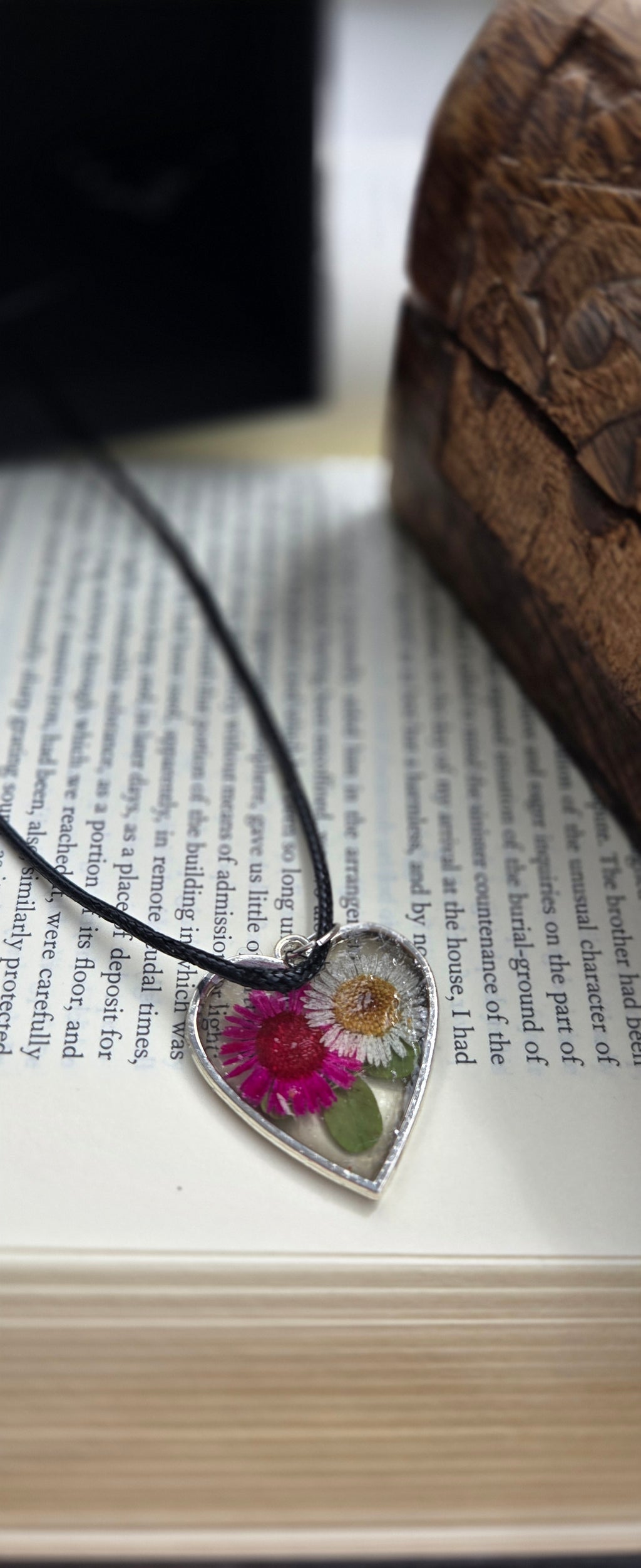 Wildflower Heart Necklace