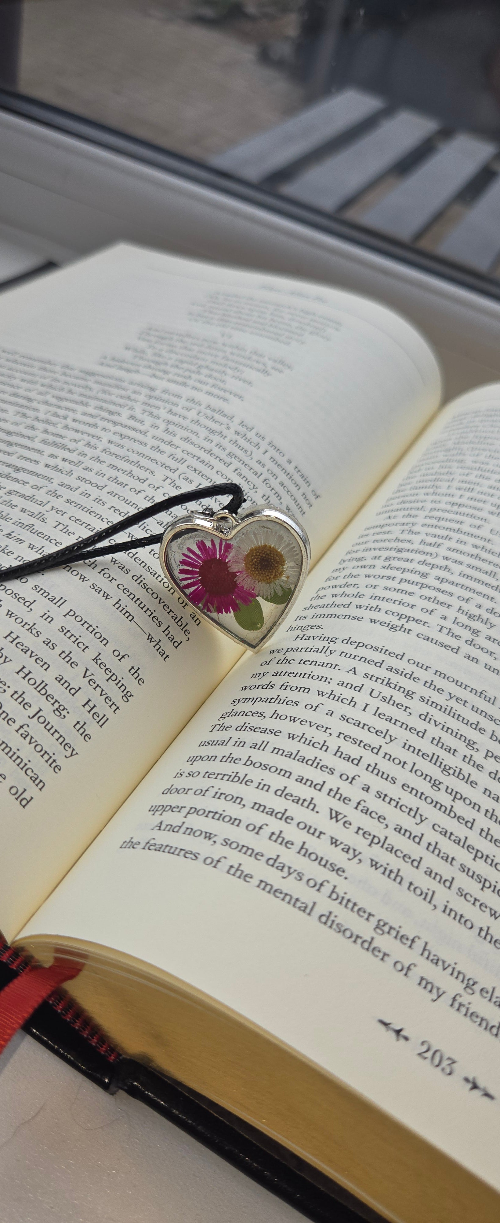 Wildflower Heart Necklace